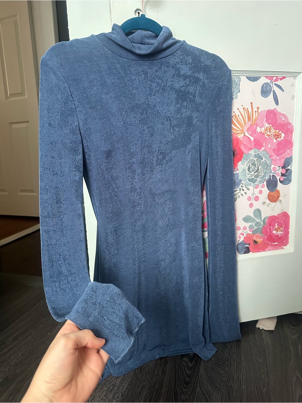 Sky To Moon Long Sleeve Turtle Neck Going Out Mini Dress
